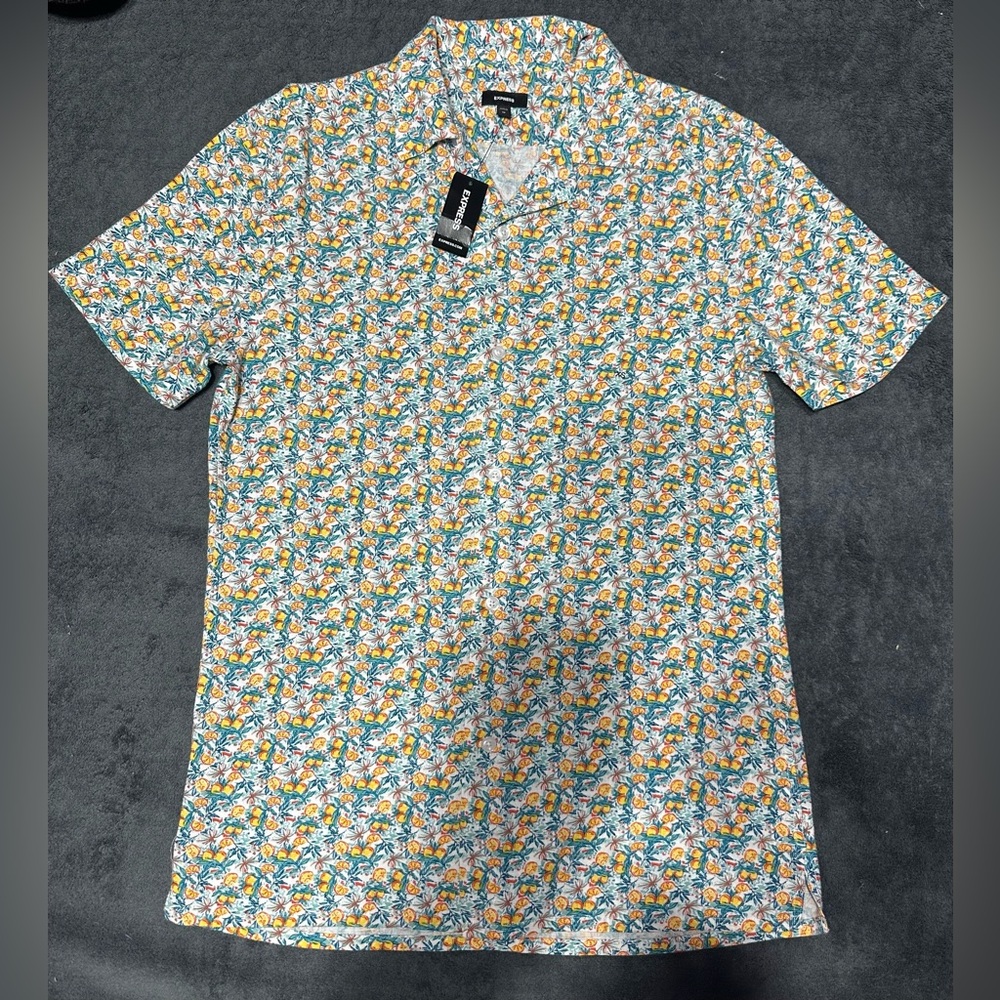 Express Mens Button Down Shirt